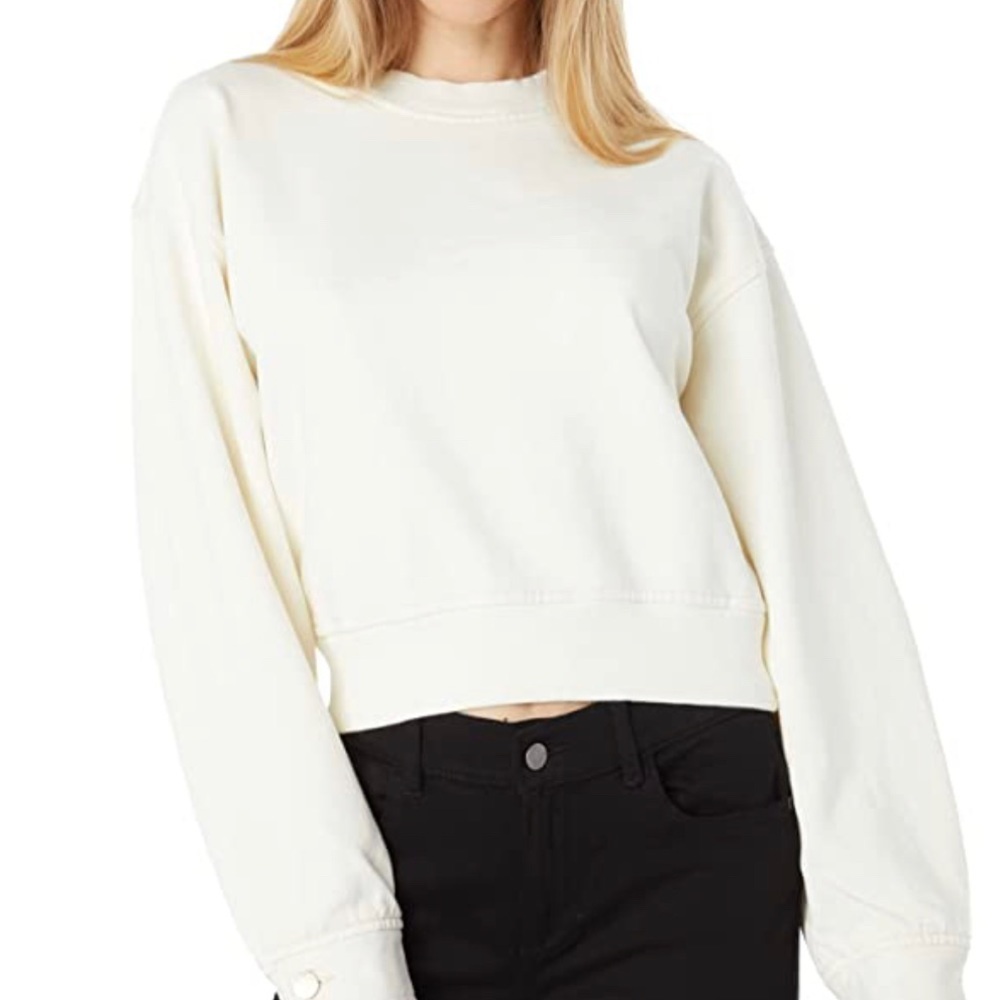 DL1961 Women’s Cream Sweatshirt Crewneck XS 0 2